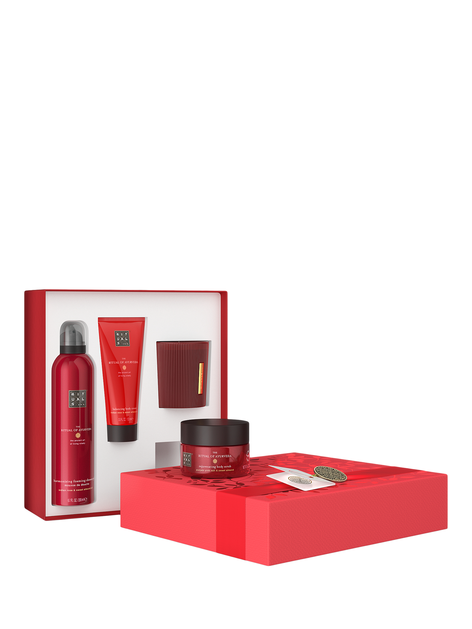 Product image 4 of 5, which shows Rituals The Ritual of Ayurveda Medium Bodycare Gift Set