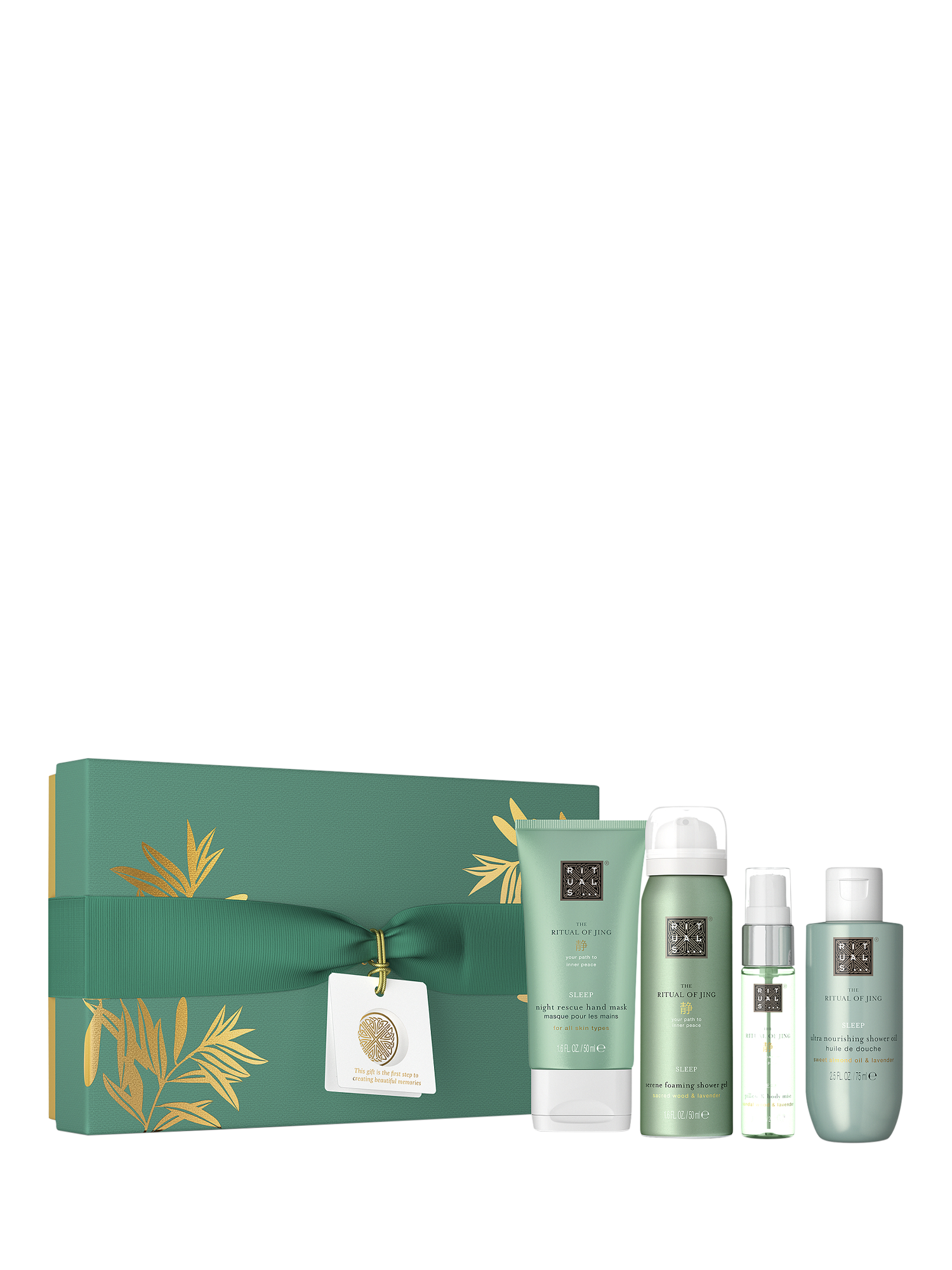Product image 1 of 5, which shows Rituals The Ritual of Jing Small Bodycare Gift Set