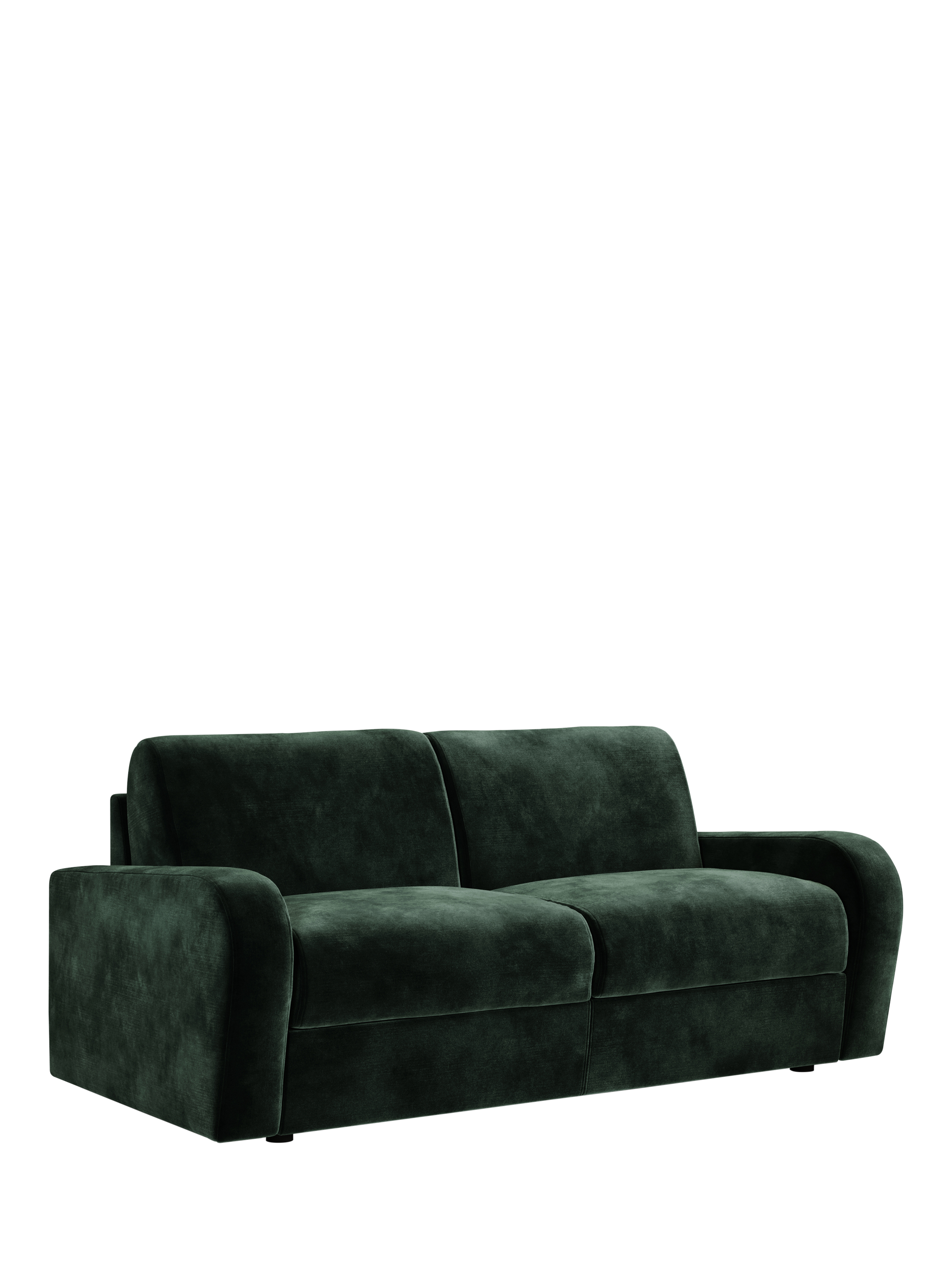 Deco Range, JAY-BE Deco 3 Seater Sofa Bed, Luxe Velvet Bottle Green