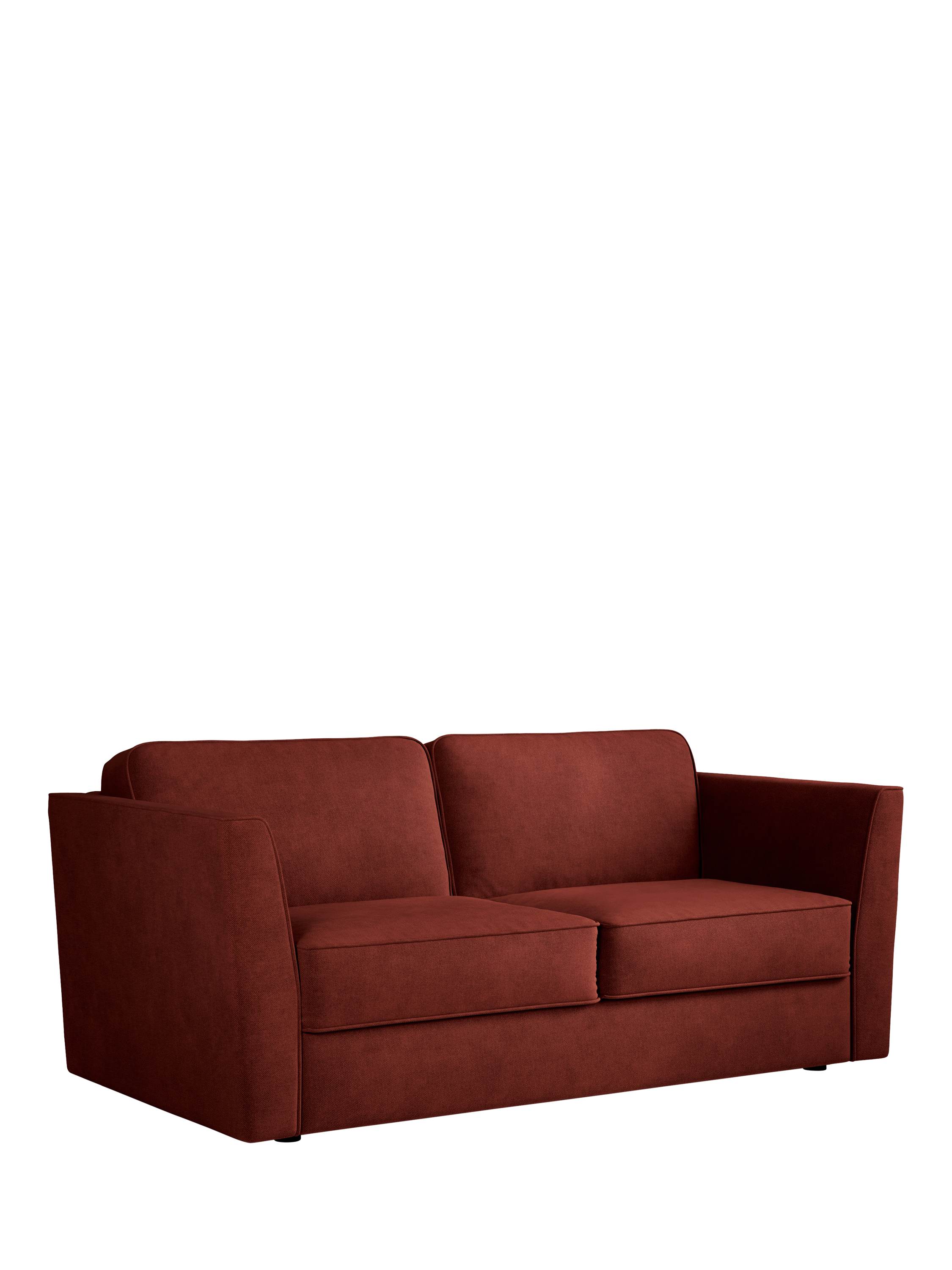 Elegance Range, JAY-BE Elegance 3 Seater Sofa Bed, Brushd Twil Burn Amb