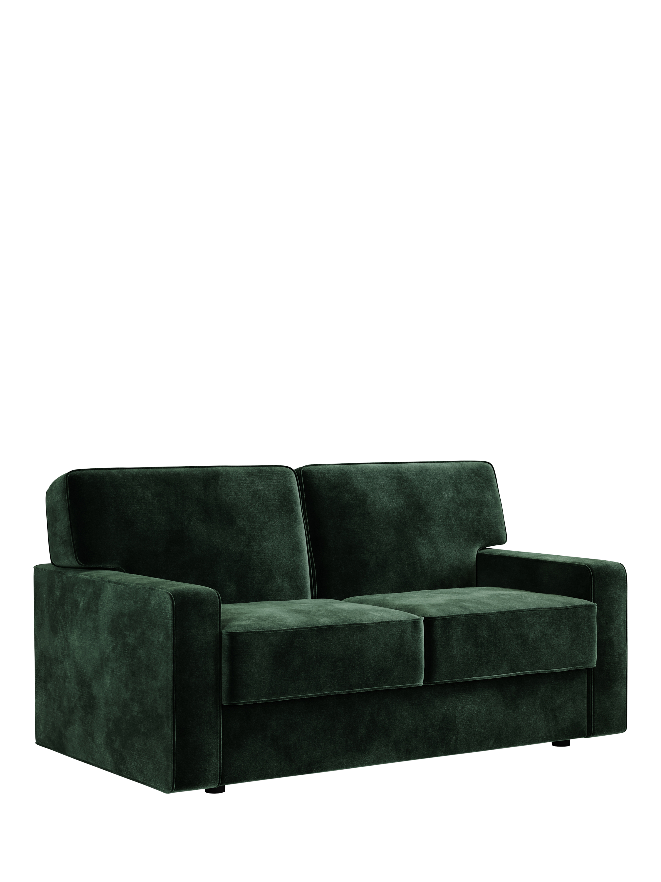 Linea Range, JAY-BE Linea 2 Seater Sofa Bed, Luxe Velvet Bottle Green