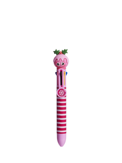 Tinc Christmas Pudding Multi Click Pen, Multi