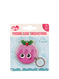 Tinc Christmas Pudding Novelty Torch, Multi