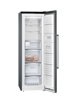 Siemens iQ500 GS36NAXEP Freestanding Freezer, Black - view 2, Black