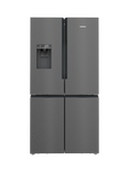 Siemens IQ700 KF96DPXEA Freestanding 70/30 American Fridge Freezer, Black