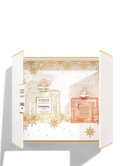 CHANEL Coco Mademoiselle Case Eau de Parfum 50ml And Body Oil Fragrance Gift Set, 