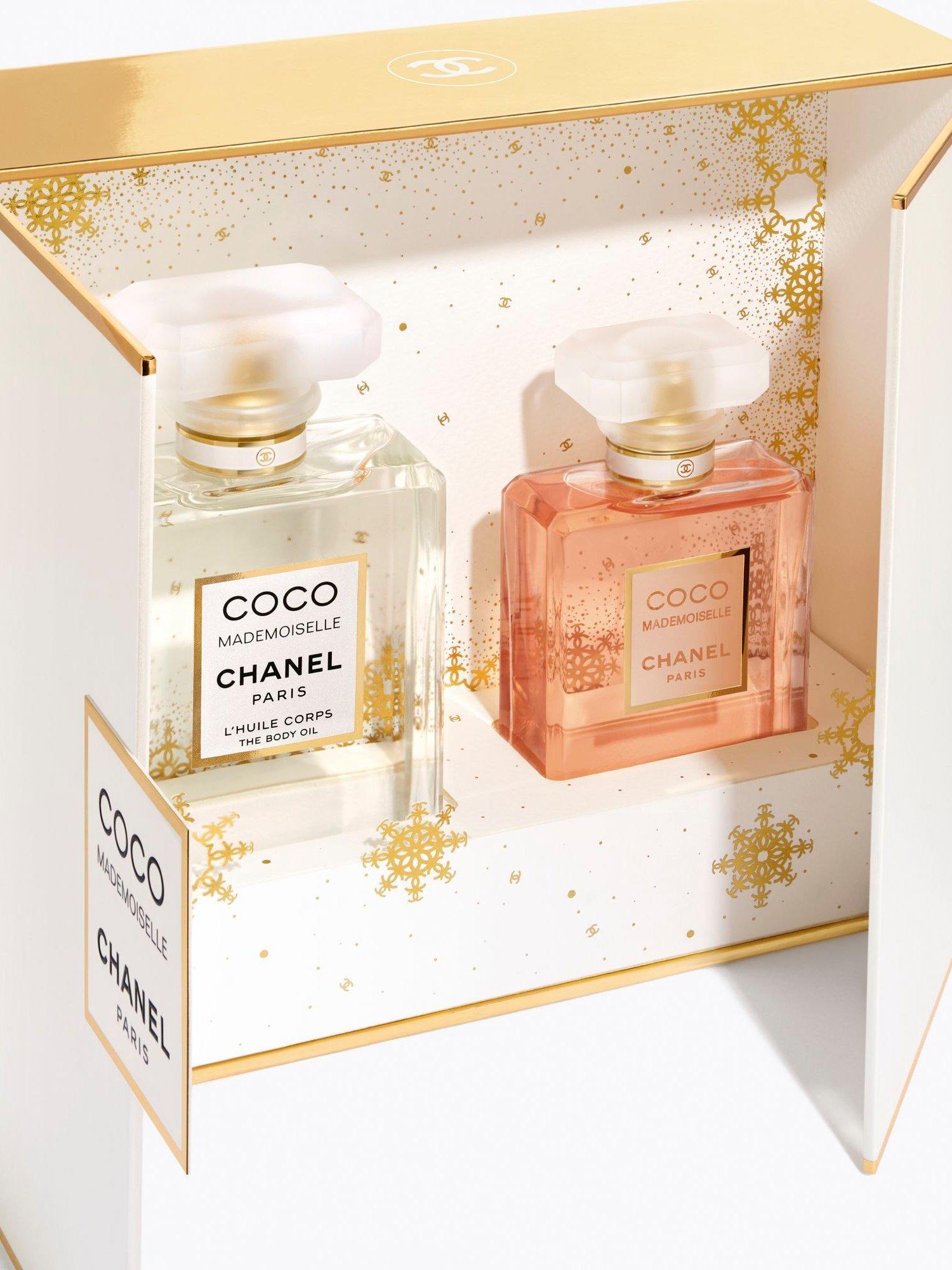 CHANEL Coco Mademoiselle Case Eau de Parfum 50ml And Body Oil Fragrance Gift Set