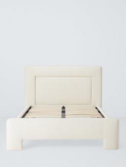 John Lewis Blocky Bed Frame, Super King Size, Boucle White - view 2, Boucle White