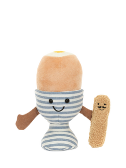 Jellycat Amuseables Eggetha Egg & Lance Soldier Soft Toy - view 2, Multi