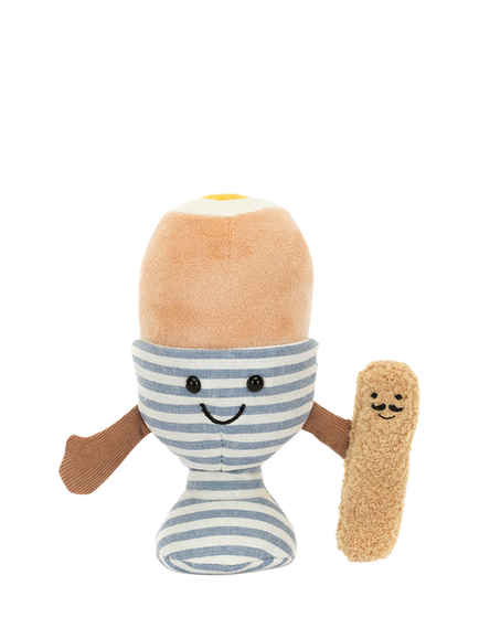 Jellycat Amuseables Eggetha Egg & Lance Soldier Soft Toy - view 2, Multi