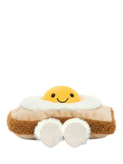Jellycat Amuseables Egglantine Egg on Toast Soft Toy - view 2, Multi