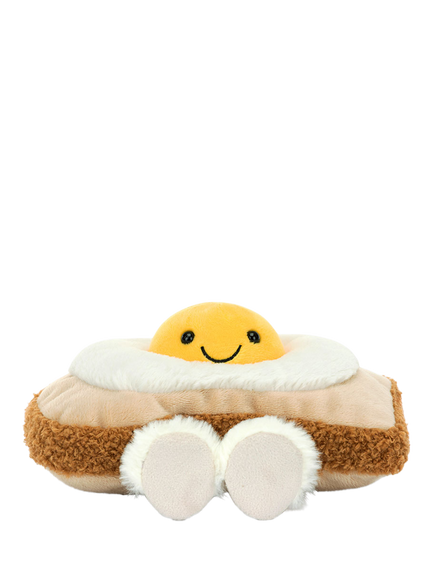 Jellycat Amuseables Egglantine Egg on Toast Soft Toy - view 2, Multi