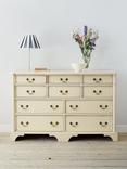 Laura Ashley Clifton 6+4 Drawer Chest, Ivory