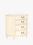 Laura Ashley Clifton 4 Drawer Half Moon Chest, Ivory