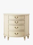 Laura Ashley Clifton 4 Drawer Half Moon Chest, Ivory