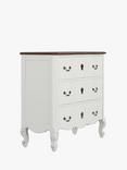 Laura Ashley Montpellier 3 Drawer Chest, Ivory