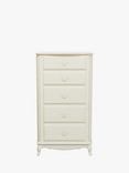Laura Ashley Provencale Tall 5 Drawer Chest, Ivory