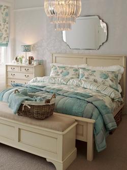 Laura Ashley Clifton Bed Frame, Double, Ivory - view 2, Ivory