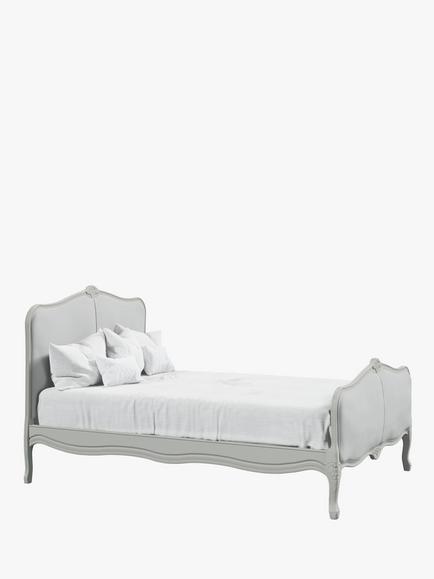 Laura Ashley Provencale Bed Frame, Double, Dove Grey - view 2, Dove Grey
