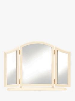 Laura Ashley Clifton Dressing Table Mirror, Ivory, Ivory