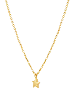 Dinny Hall Bijou Mini Star Pendant Necklace - view 2, Gold