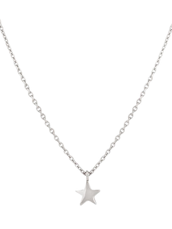Dinny Hall Bijou Mini Star Pendant Necklace, Silver