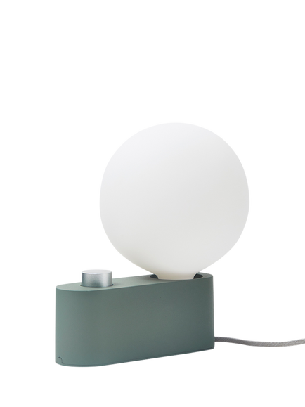 tala Alumina Sphere LED Bulb Table Lamp/Wall Light, Olive Green, Green Olive