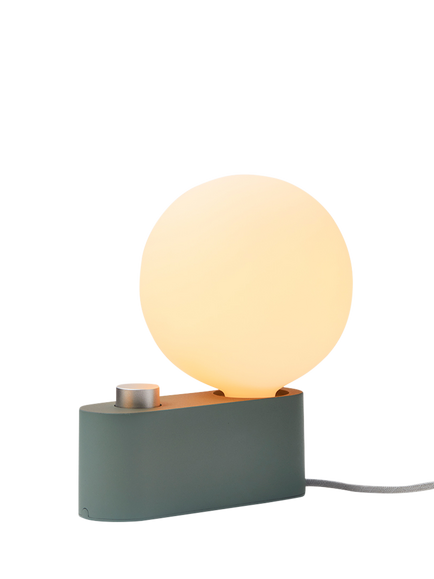 tala Alumina Sphere LED Bulb Table Lamp/Wall Light, Olive Green - view 2, Green Olive