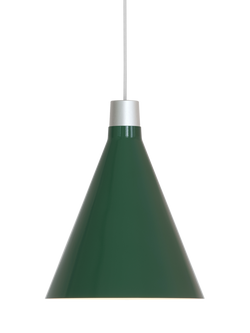 tala Bower C220 Pendant Ceiling Light, Dark Green, Green Dark