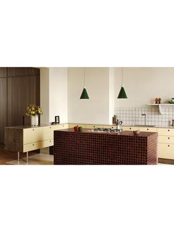 tala Bower C220 Pendant Ceiling Light, Dark Green - view 2, Green Dark