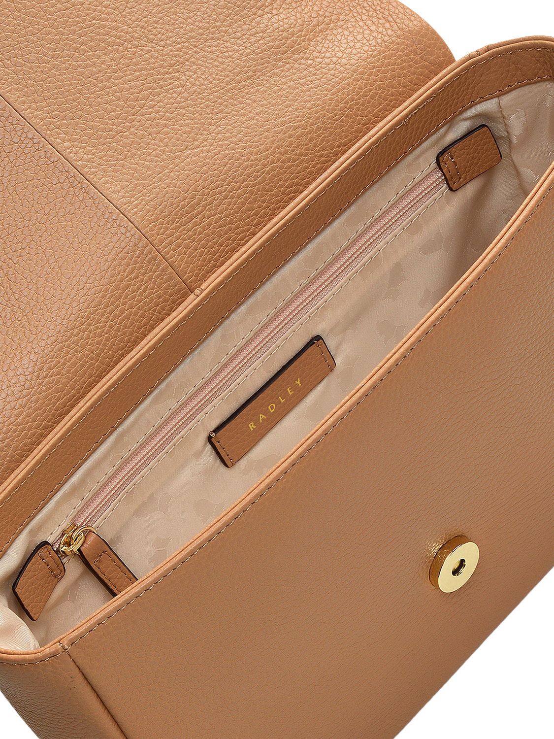 Product image 3 of 7, which shows Radley Sycamore Grove Leather Crossbody Bag, Dark Butter