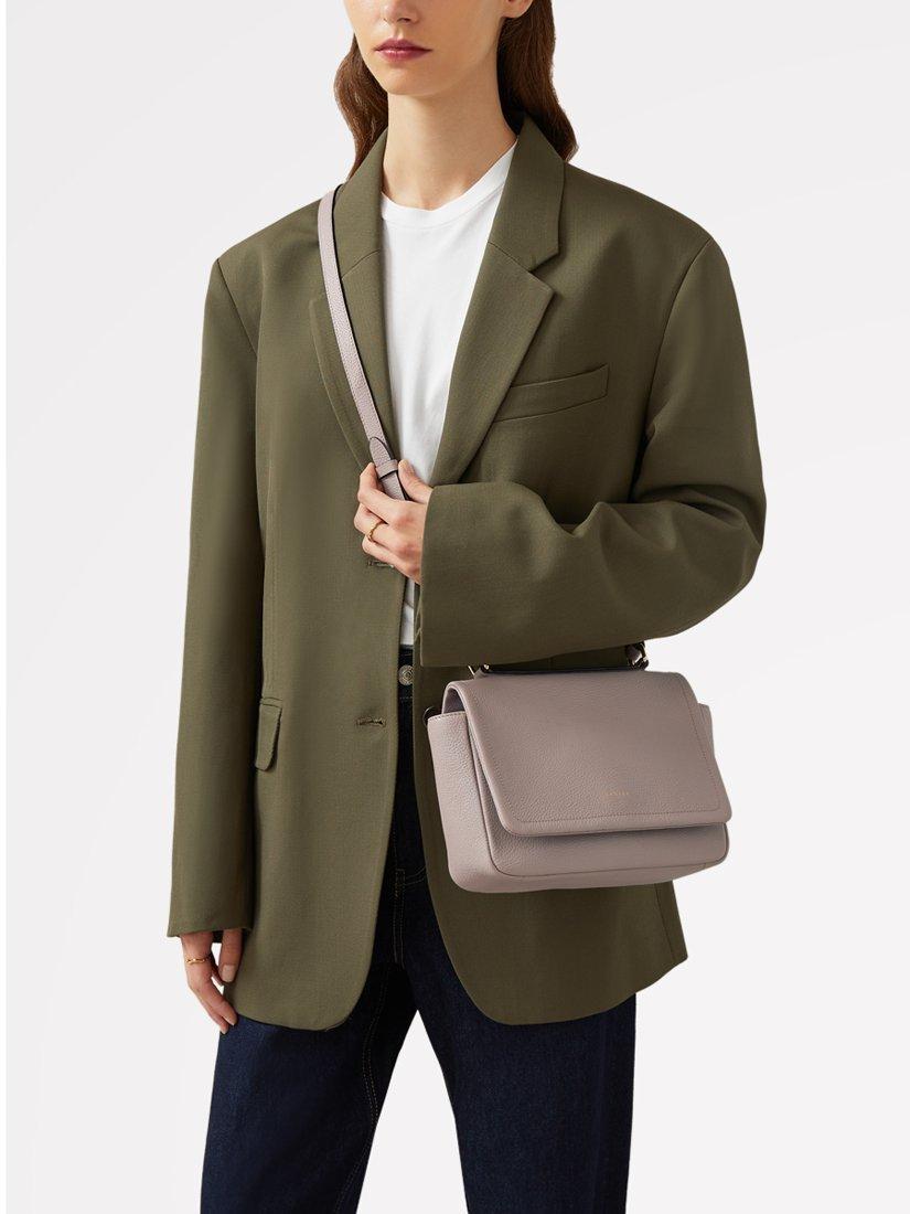 Product image 7 of 7, which shows Radley Sycamore Grove Leather Crossbody Bag, Dark Butter