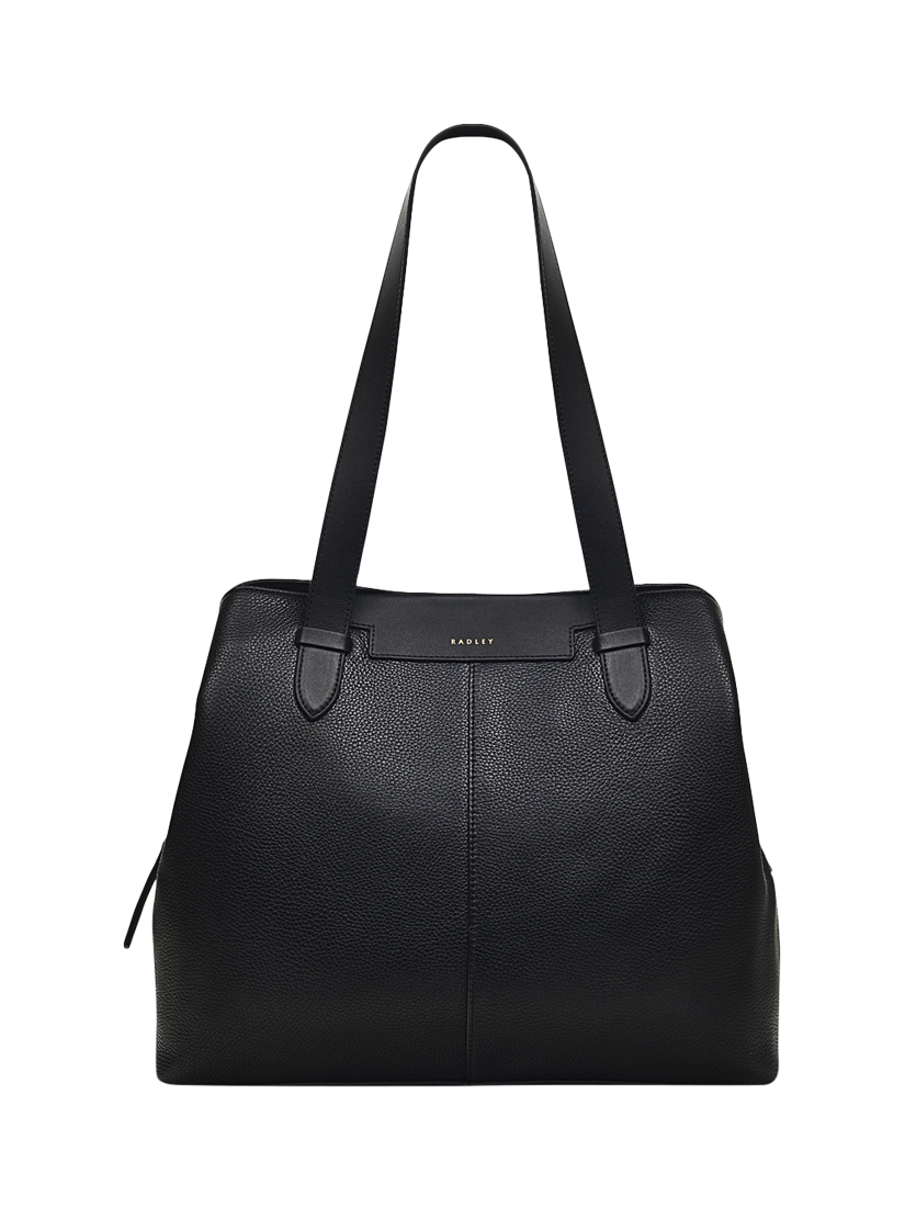 Radley Piccardy Hill Leather Shoulder Bag, Black