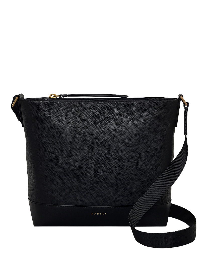 Radley Suffolk Road Medium Zip Top Crossbody Bag Black