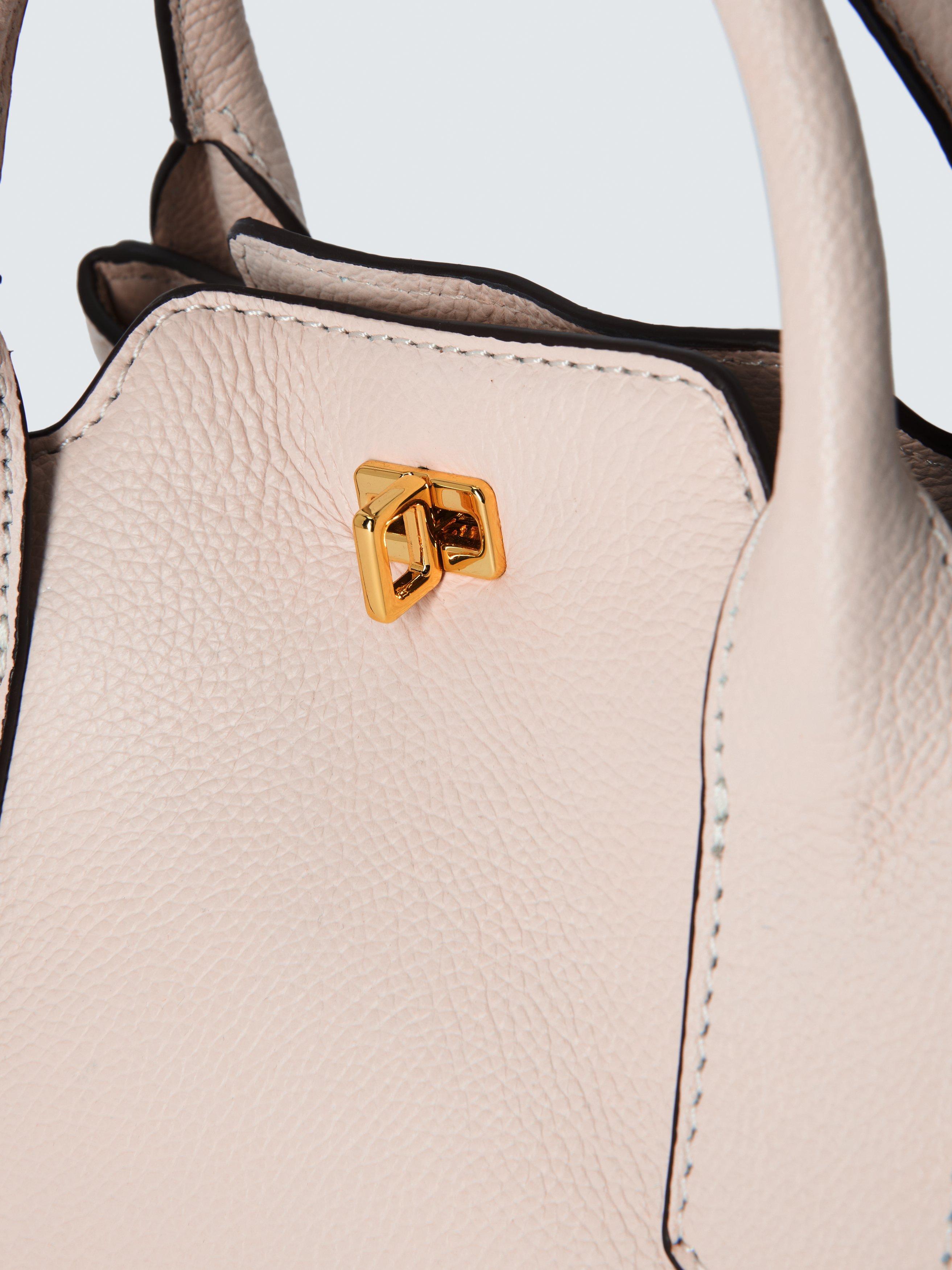 Product image 5 of 6, which shows John Lewis Box Leather Crossbody Bag, Jet Stream Capri