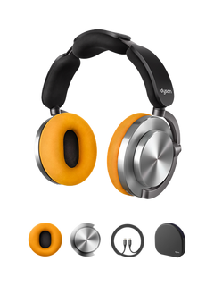 Dyson OnTrac Noise Cancelling Wireless Over Ear Headphones, Aluminium