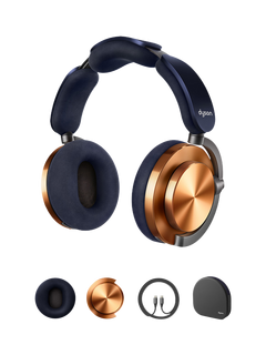 Dyson OnTrac Noise Cancelling Wireless Over Ear Headphones, Copper