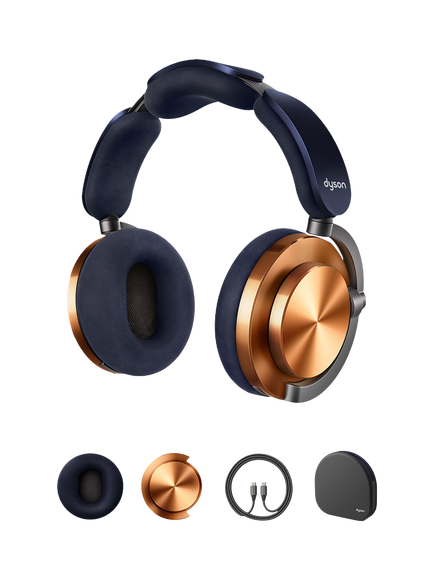 Dyson OnTrac Noise Cancelling Wireless Over Ear Headphones, Copper