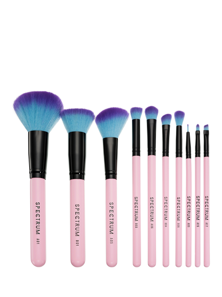 Spectrum Essential 10-Piece Makeup Brush Gift Set, 