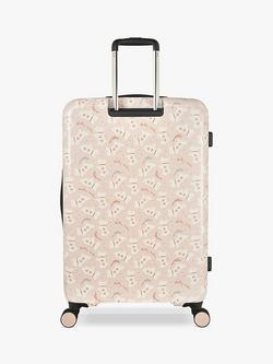 Radley Scottie 4-Wheel 79cm Suitcase, Pink - view 2, Pink