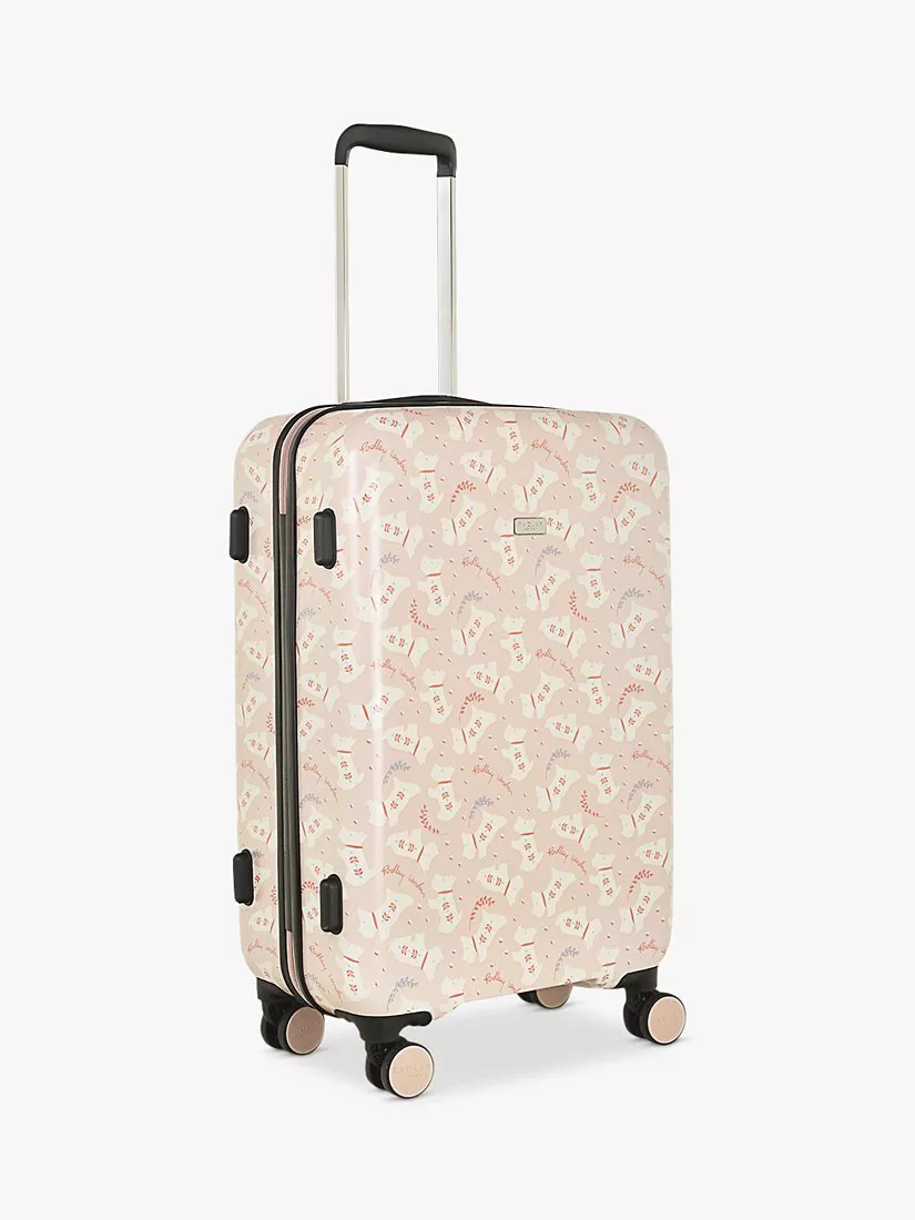 Radley Scottie 4 Wheel 68cm Suitcase Pink