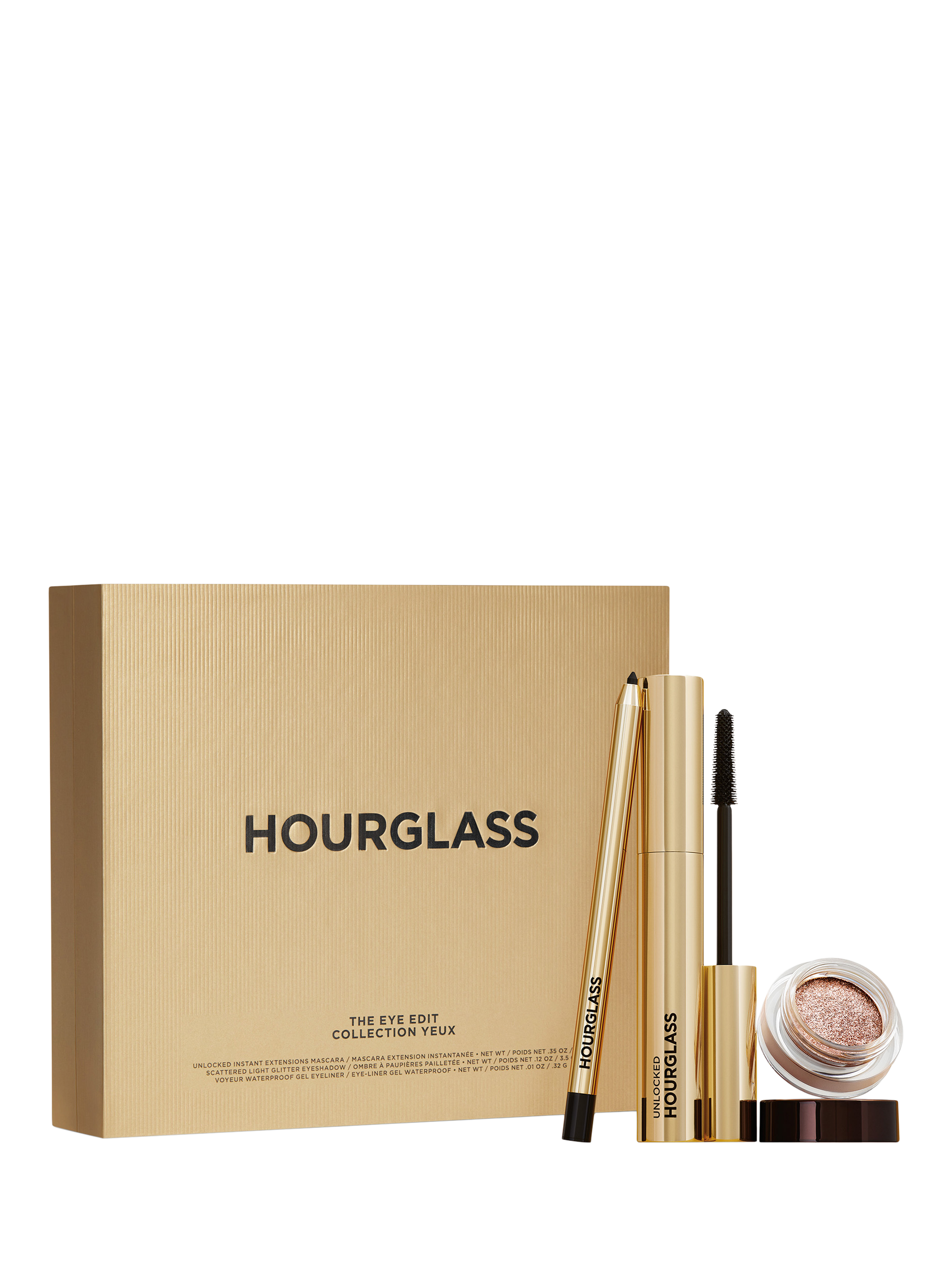 Product image 1 of 2, which shows Hourglass The Eye Edit Collection Makeup Gift Set