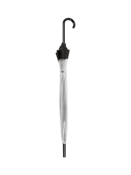totes ECO-BRELLA Clear PVC Dome Umbrella - view 2, Black