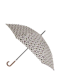 totes ECO Auto Open Walker Bright Animal Print Umbrella, White/Multi
