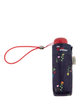 totes X-tra Strong Floral Print Compact Umbrella, Navy/Multi