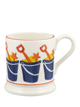 Emma Bridgewater Bucket & Spade Half Pint Earthenware Mug, 300ml