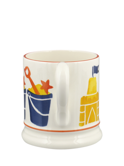 Emma Bridgewater Bucket & Spade Half Pint Earthenware Mug, 300ml - view 2, Multi