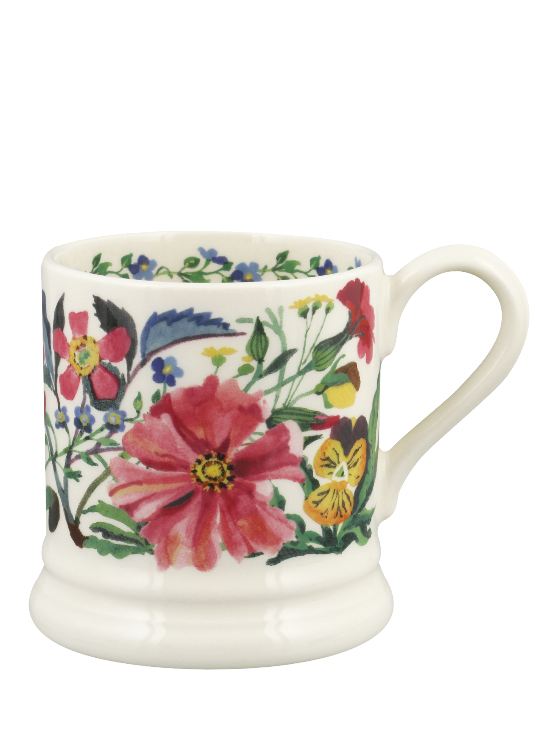 Emma Bridgewater Garden Flowers Half Pint Earthenware Mug, 300ml