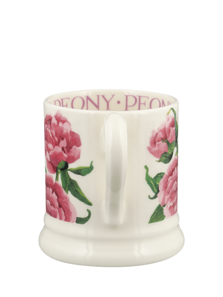 Emma Bridgewater Pink Peony Half Pint Earthenware Mug, 300ml - view 2, Multi