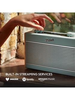 Roberts Rambler Max DAB/DAB+/FM/Internet Bluetooth Digital Radio, Navy Blue - view 2, Duck Egg